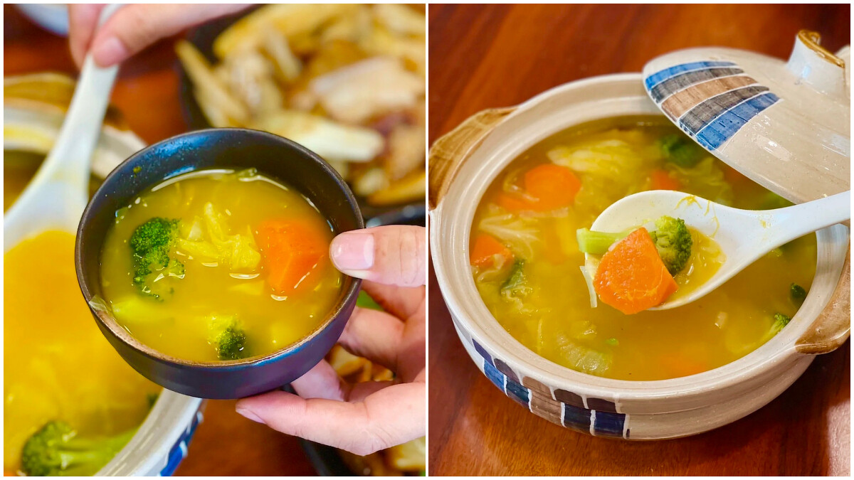 哈佛蔬菜湯成品，包含南瓜、胡蘿蔔、高麗菜、洋蔥等食材 (Photo/小紅書)