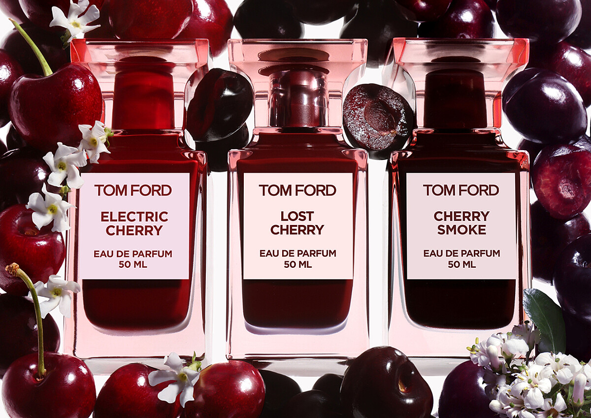 TOM FORD 情慾櫻桃私人調香系列香水形象圖。