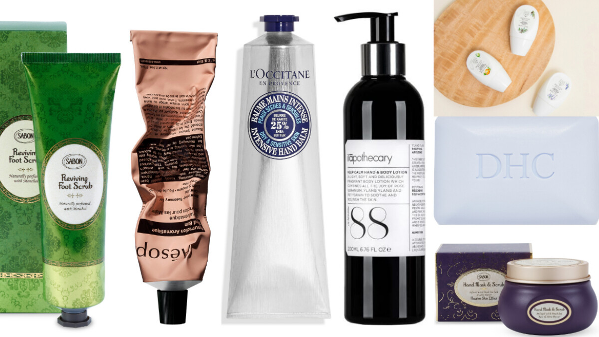 SABON、歐舒丹、Aesop、ilapothecary英草社、Snow Fox…居家柔嫩手足護理推薦！從清潔、去角質到修護，給手足最完整的呵護