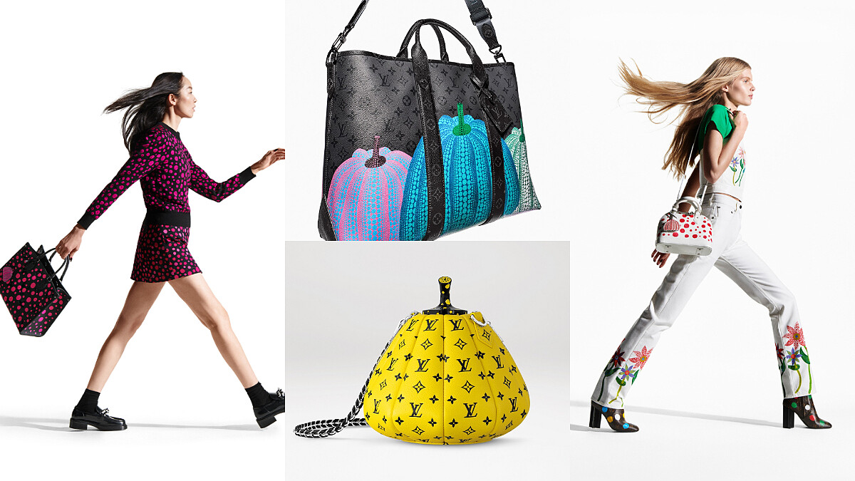 LOUIS VUITTON x YAYOI KUSAMA「Drop 2」登台，波點、南瓜…經典元素帶你進入草間彌生的世界