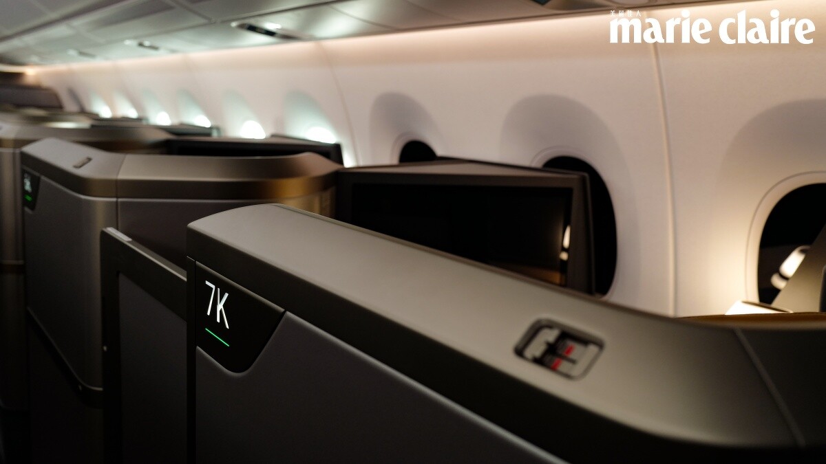 星宇航空A350商務艙有全閉式拉門設計能保有隱密性