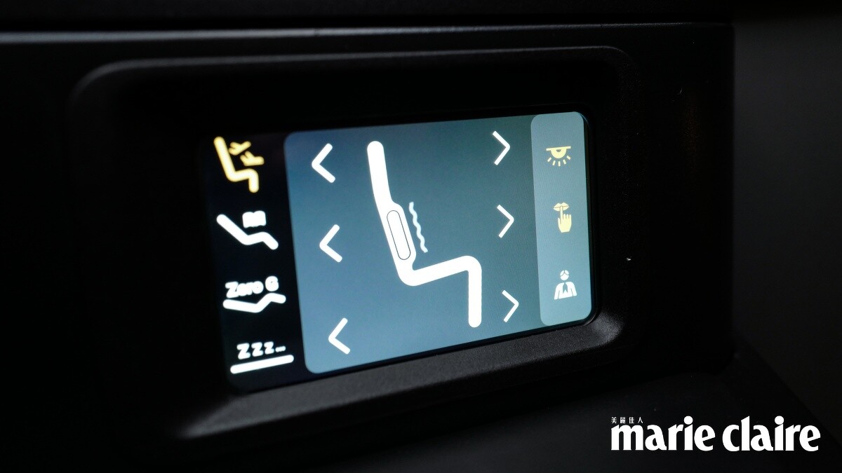 簡易操作介面能隨時挑整座椅