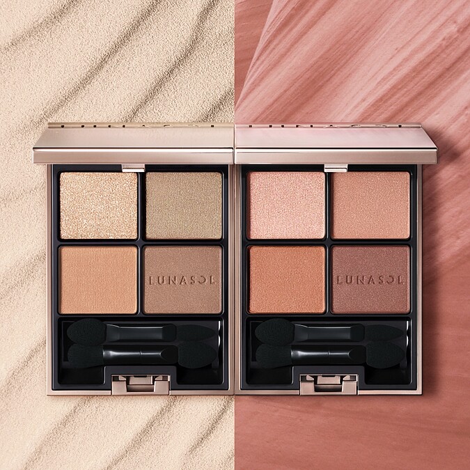 LUNASOL 2023春妝第二波晶巧霓光眼彩盒。