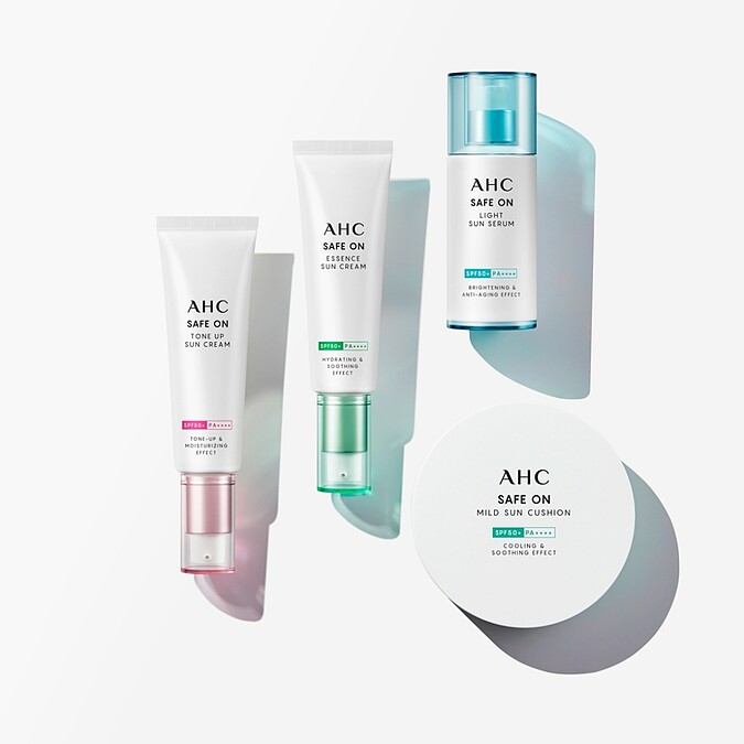 AHC防曬系列新品情境。