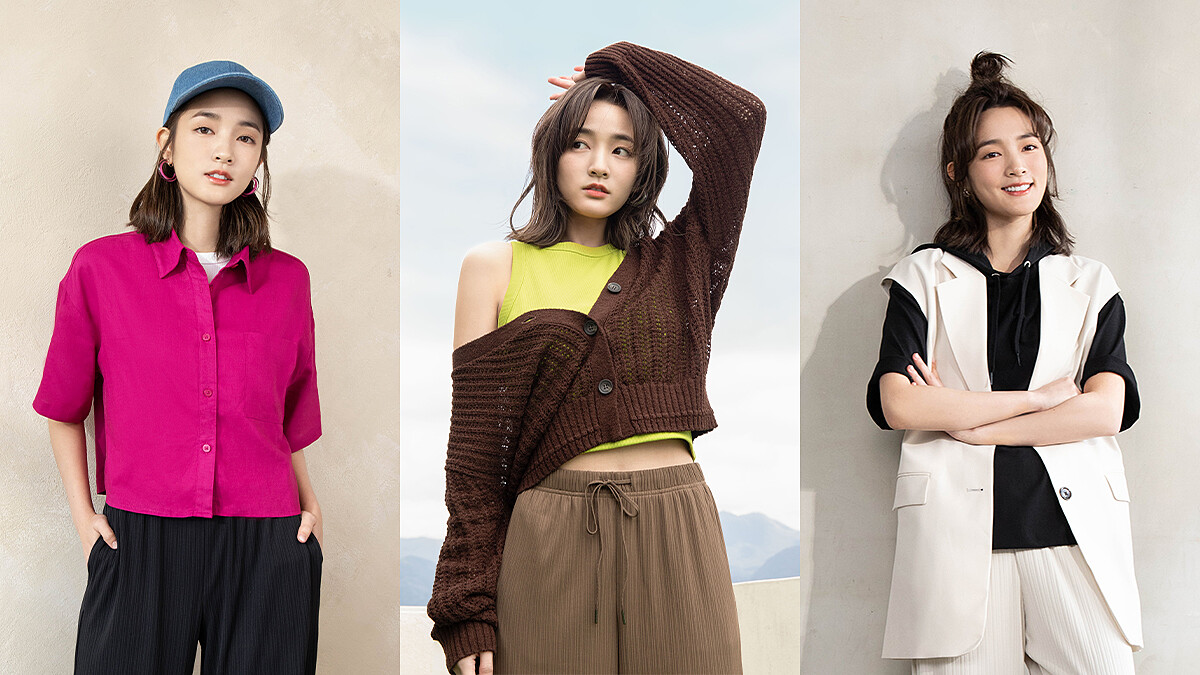 新生代女演員王淨出任GU品牌好友，立刻秒被圈粉搶穿的「PULL ON PANTS超有感美型輕便褲」請直接包色，輕鬆擁有春夏顯腿長的百變時髦造型！