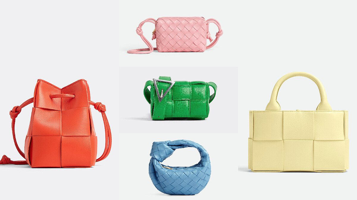 Candy Crush 般的糖果色與經典包型縮小！ Bottega Veneta 超迷你「Candy」系列登場