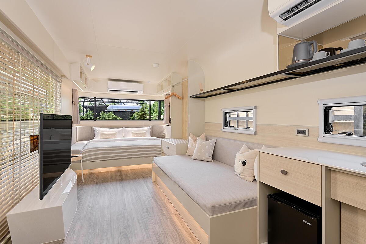 露營車內配備完整舒適