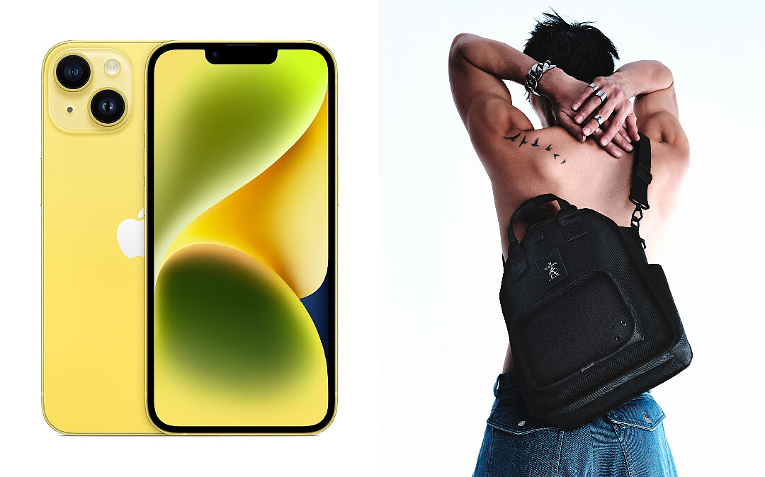 iPhone 14新色(黃色)，推薦價NT27,900；PORTER INTERNATIONAL-PUNK新系列，推薦價NT3,450至NT6,850（新品上市）。