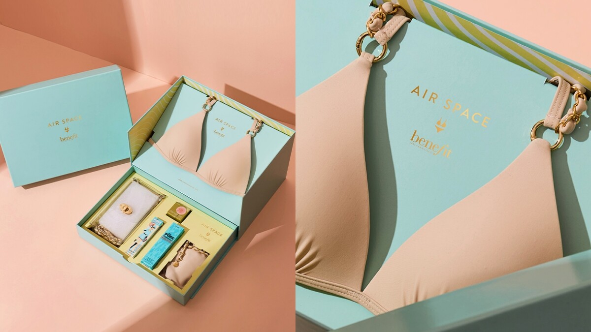 AIR SPACE x Benefit比基尼聯名禮盒。