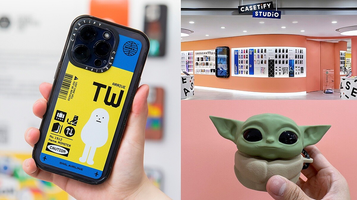 CASETiFY第二間實體店在台中！「黏黏怪物研究所」台灣限定手機殼、尤達寶寶AirPods保護套萌到要帶回家