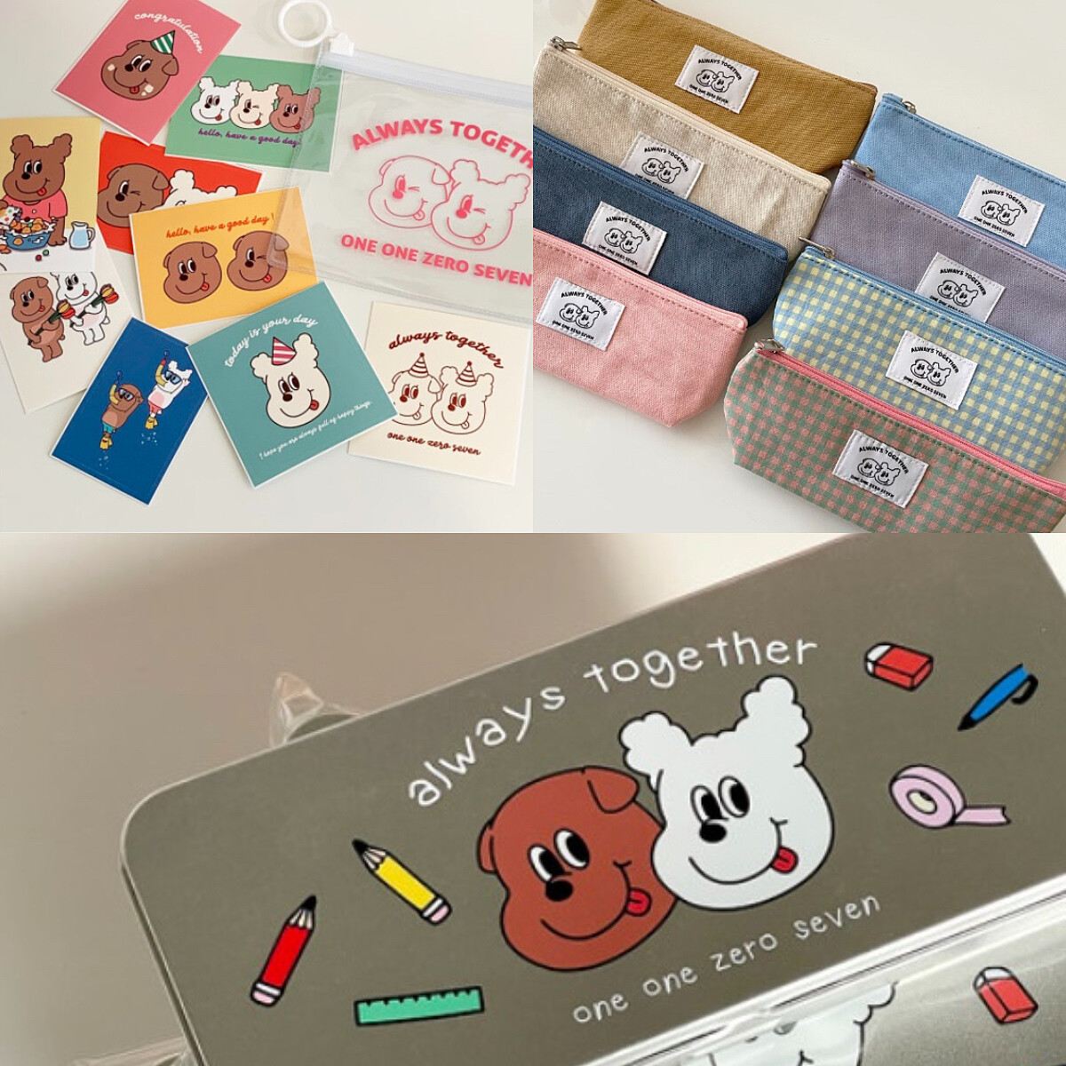 誠品生活南西│韓國超人氣插畫one one zero seven│文創小物。