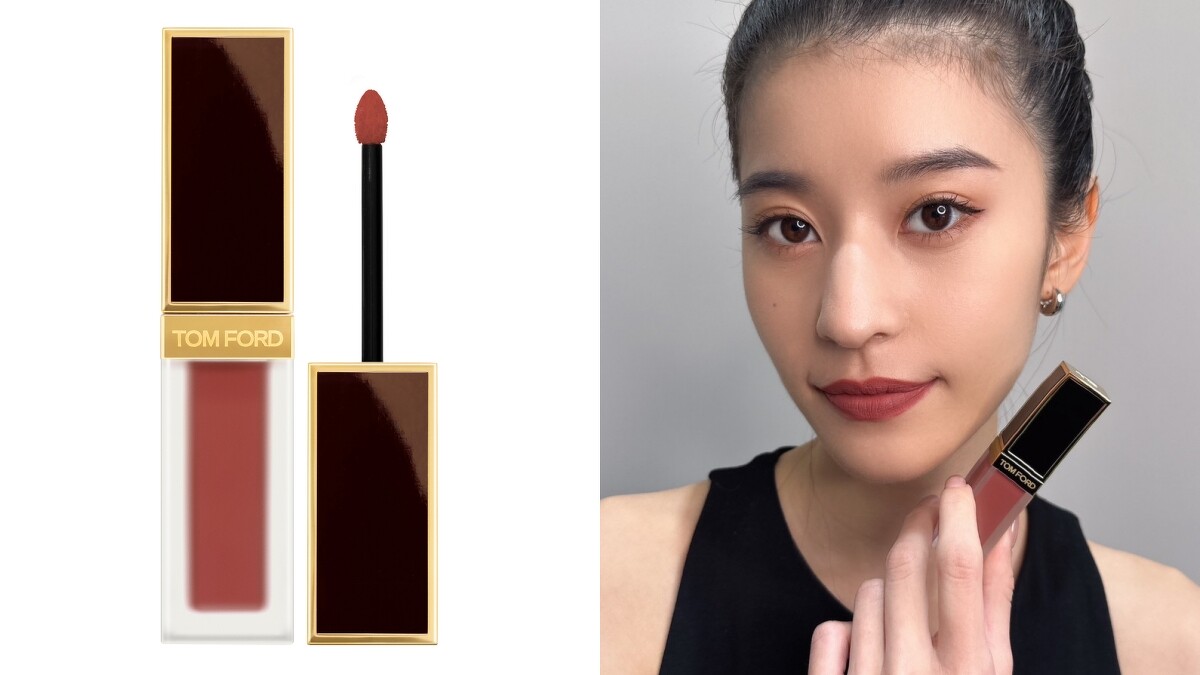 TOM FORD設計師高級訂製絨霜唇萃(#121 LARK奶茶肉桂)，NT2,100