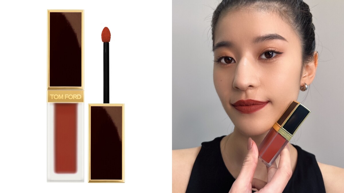 TOM FORD設計師高級訂製絨霜唇萃(#122 SMITTEN玫瑰茶棕)，NT2,100