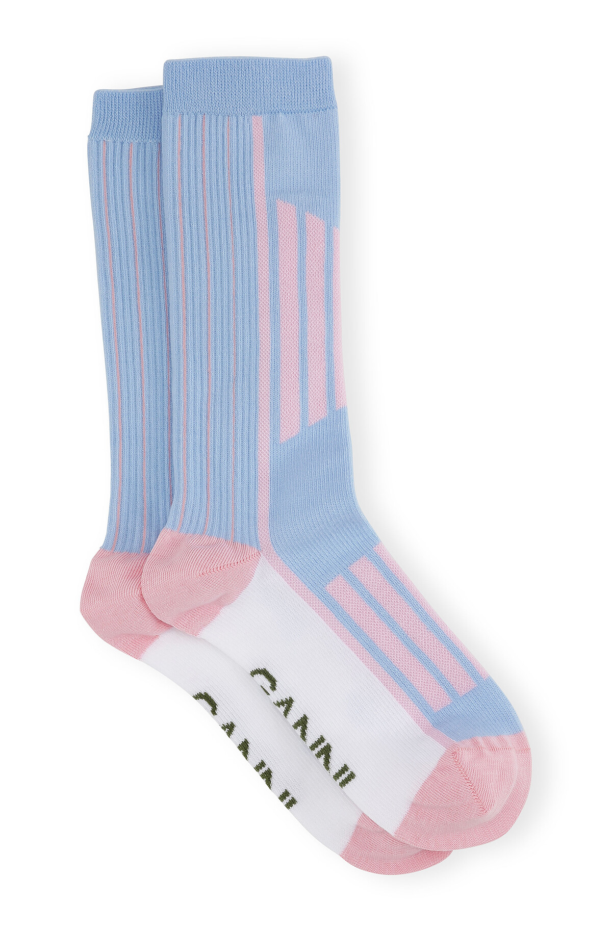 GANNI @ Onefifteen 拚色長襪,價格電洽。