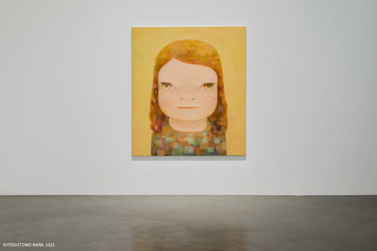 奈良美智作品《朦朧潮濕的一天》