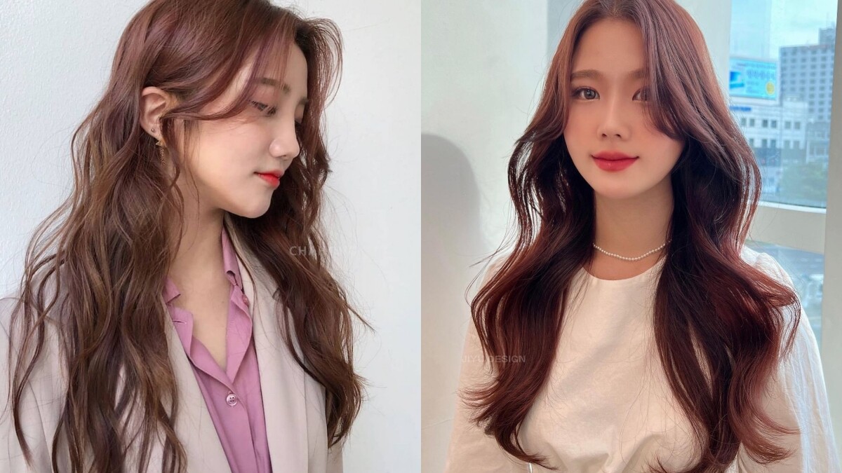 2023春夏染髮推薦：甜美、知性的「蜜桃棕」，襯膚顯白的本季首選！