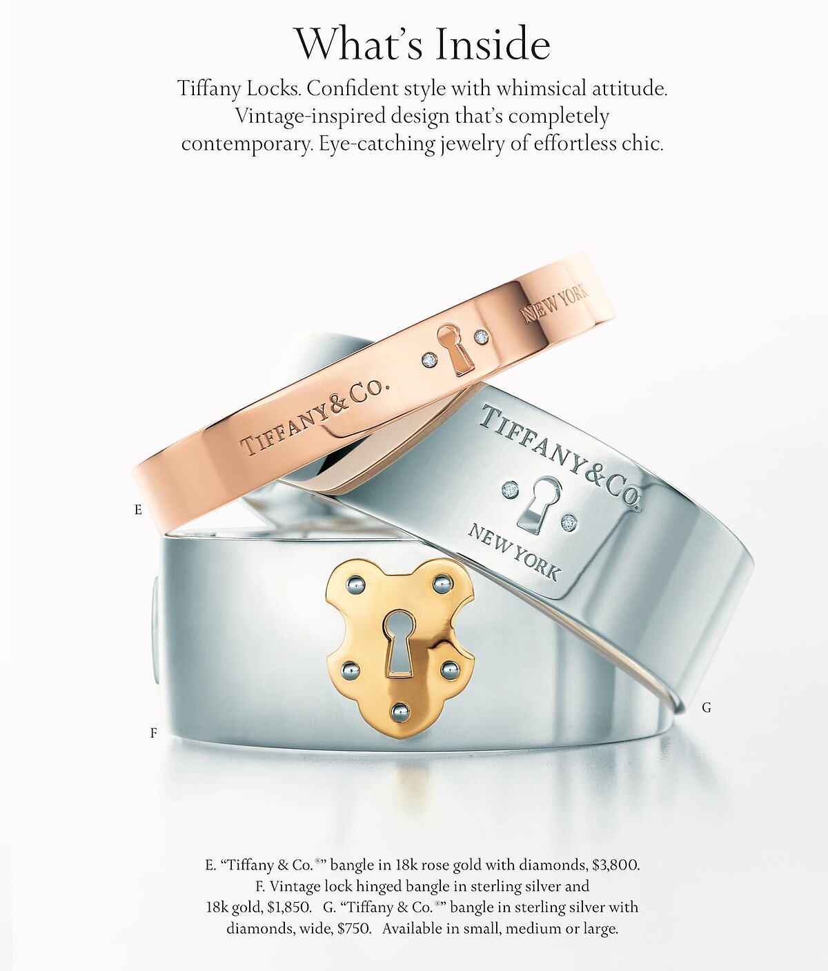 Tiffany 手鐲，2011年
