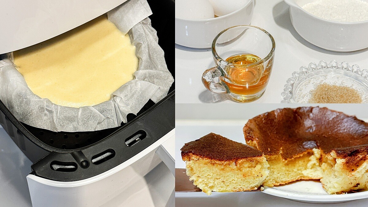 氣炸鍋「蜂蜜凹蛋糕」無油低熱量食譜&amp;超簡單做法公開！一顆不到320卡