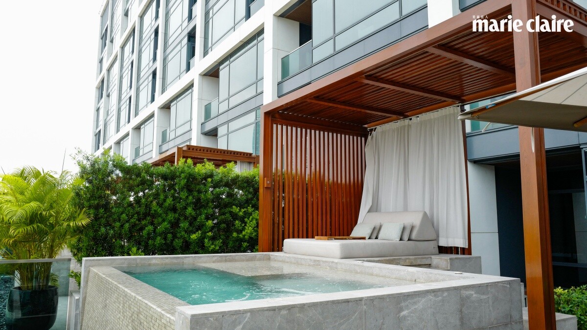 Verandah露台房擁有獨立花園露台及泳池