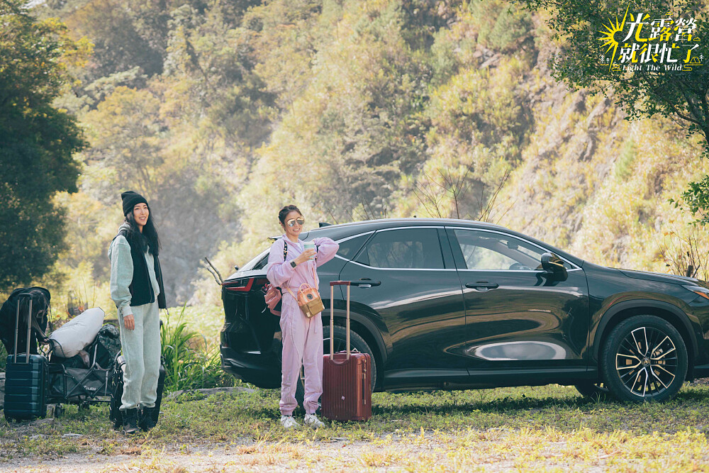 林心如外宿一卡皮箱簡單至上