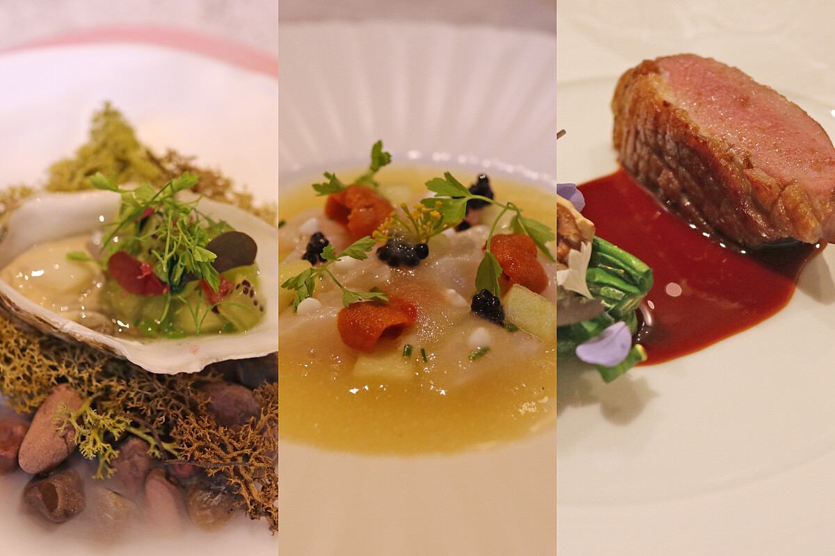 首季菜單從主廚的成長故事中展開。