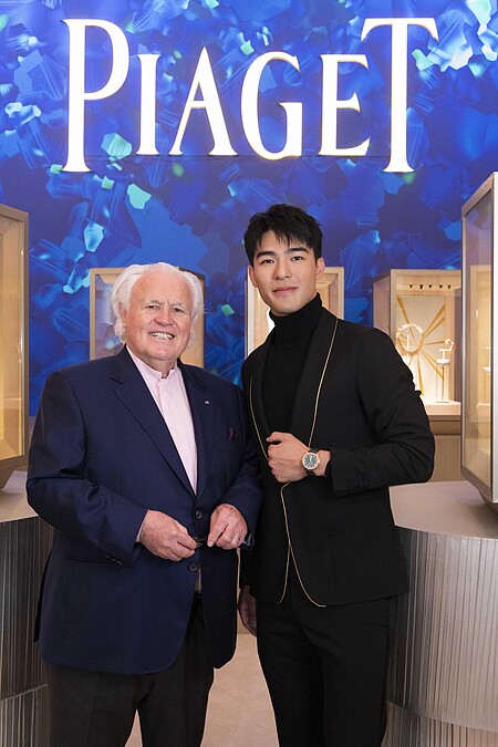 陳昊森與伯爵第四代傳人Yves Piaget先生 (2023.03.30)