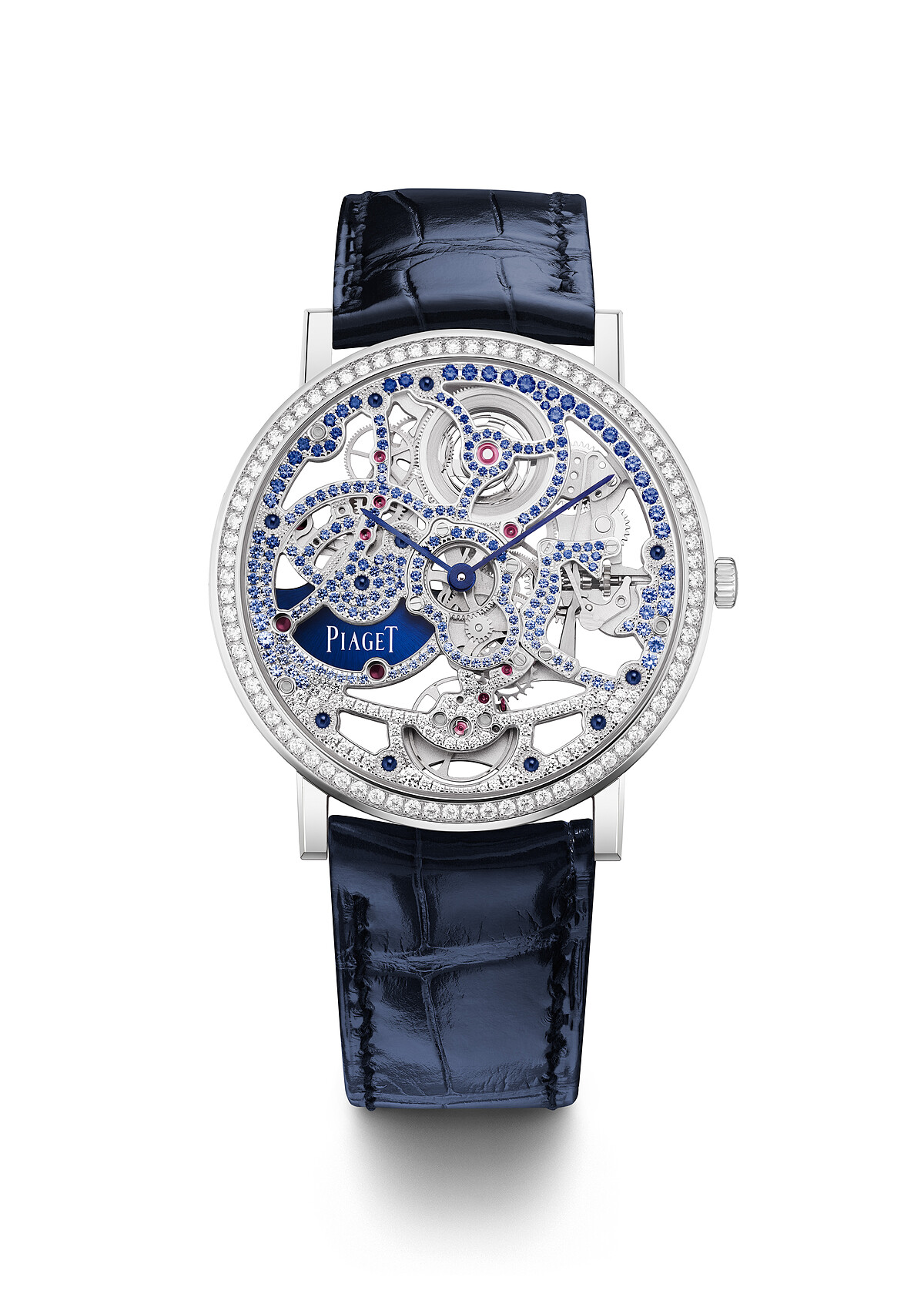 陳昊森穿搭同款：PIAGET Altiplano系列超薄自動上鍊藍寶石鏤空腕錶，建議售價NT$4,040,000