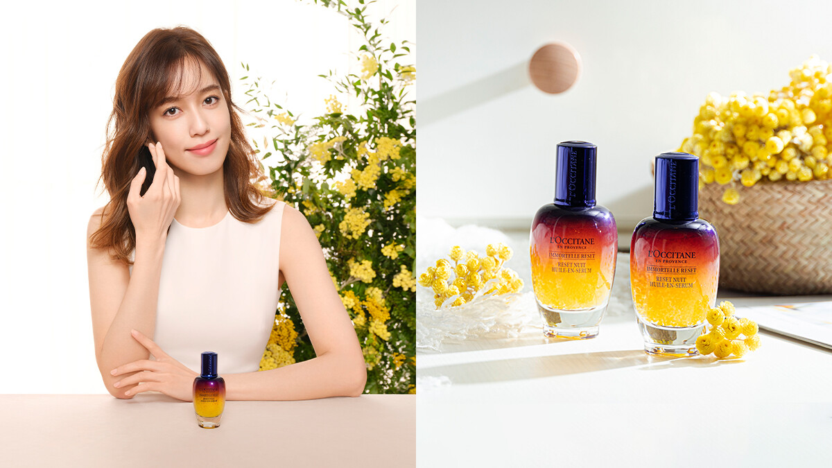 敬請期待陳庭妮新作，將再度令你超驚豔！妮妮坦言忙碌不停歇的行程，都是靠歐舒丹星光瓶突破肌膚極限穩定膚況，每當熬夜拍戲待機時刻，素顏上鏡也美出新高峰！