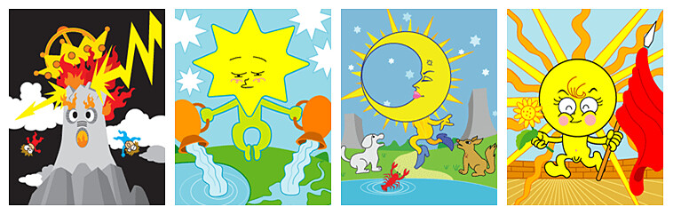 心理測驗4選1-高塔、星星、月亮、太陽