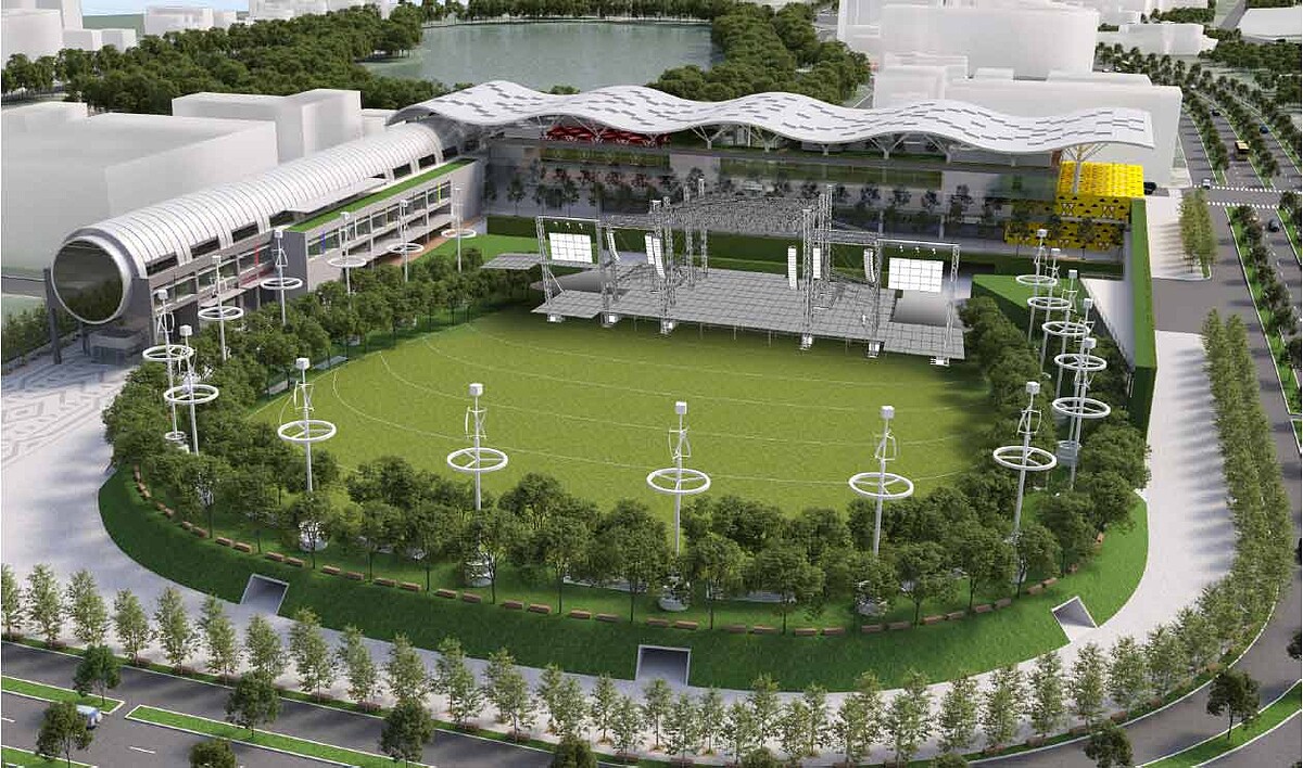 桃園陽光劇場可容納1.5萬名觀眾