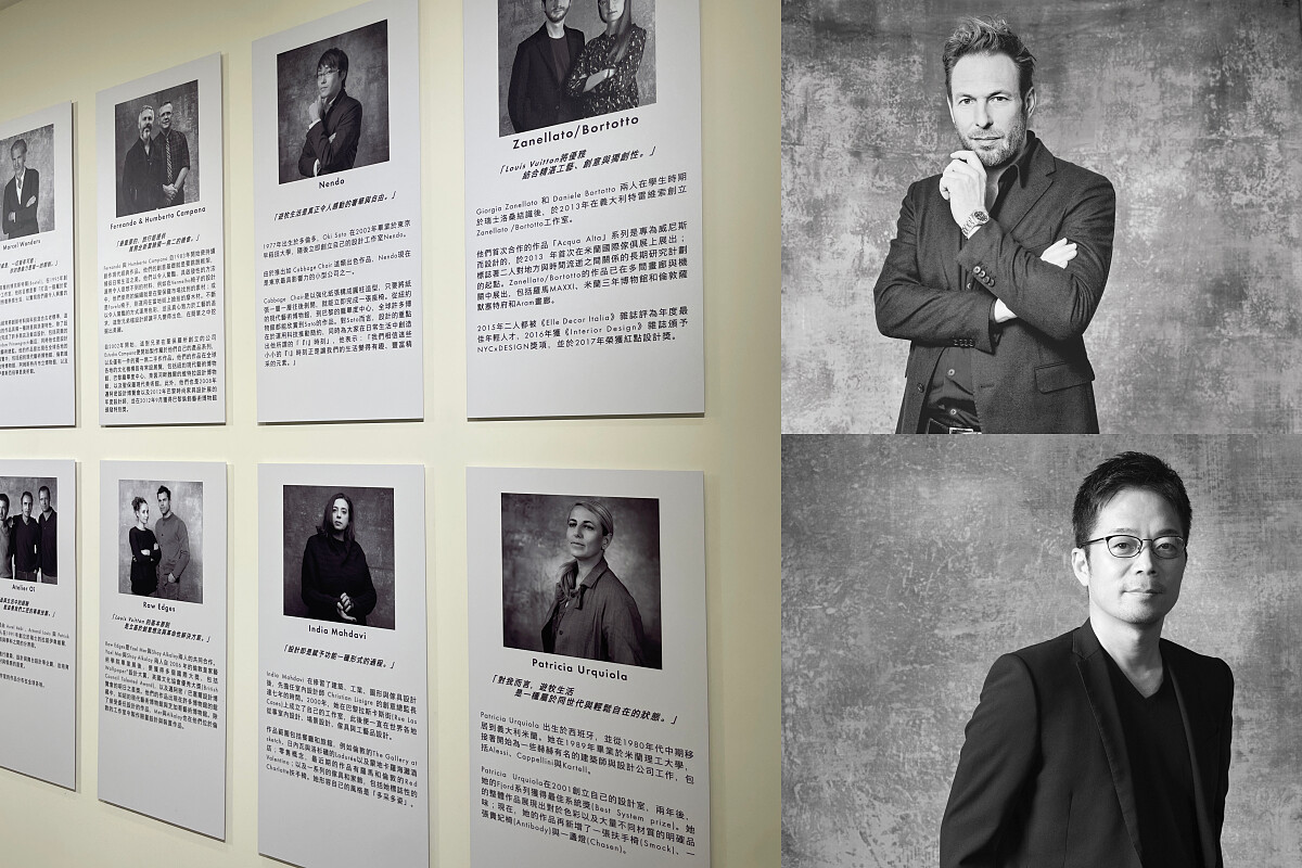 設計師牆有歷年合作的設計師們完整介紹。