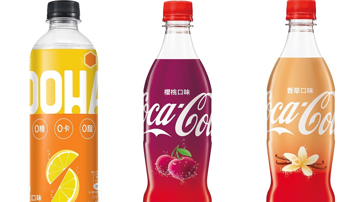 可口可樂2款人氣熱銷口味限時回歸！OOHA「蜂蜜檸檬」無糖氣泡飲新登場