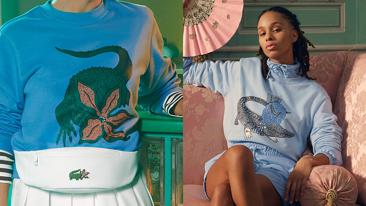 Lacoste 攜手 Netflix 打造春夏聯名系列，怪奇物語、性愛自修室、柏捷頓家族...都成為設計