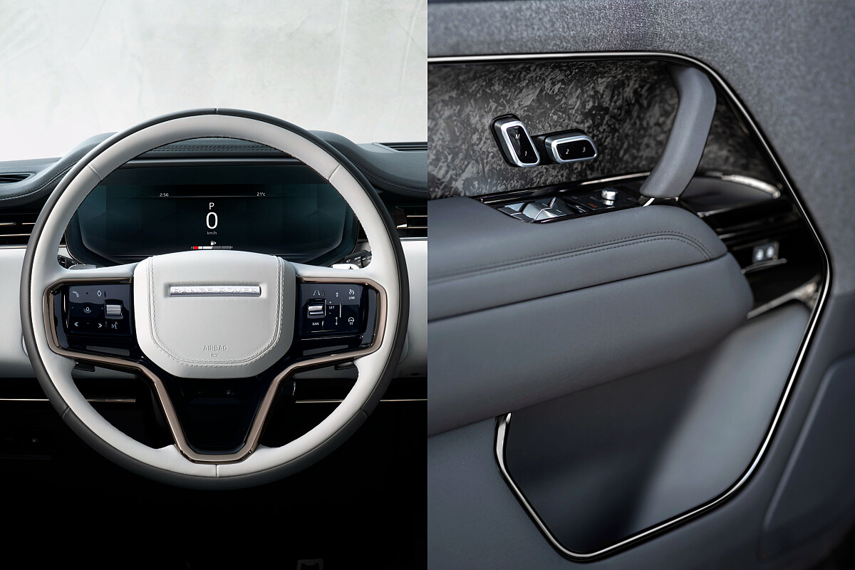 縮減的方向盤盤徑,內門飾板採用全新紡織材質。