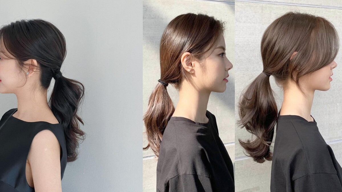 韓系知性低馬尾綁髮教學：位置怎麼抓？髮圈怎麼藏？綁好馬上飄仙氣！