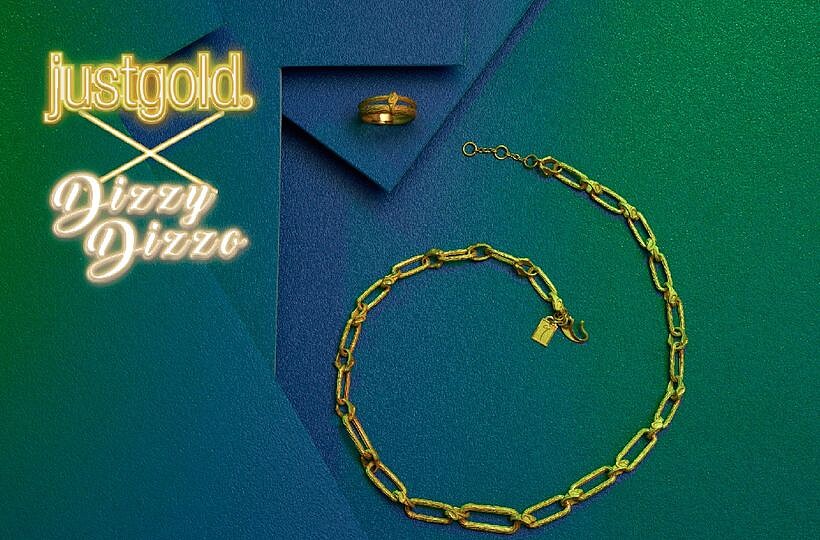 Just Gold鎮金店與蔡詩芸聯名珠寶 「簡約系列」項鍊與戒指