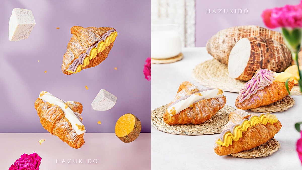 八月堂「芋泥可頌」新品母親節限定開賣！以膠原蛋白打造美顏布丁可頌