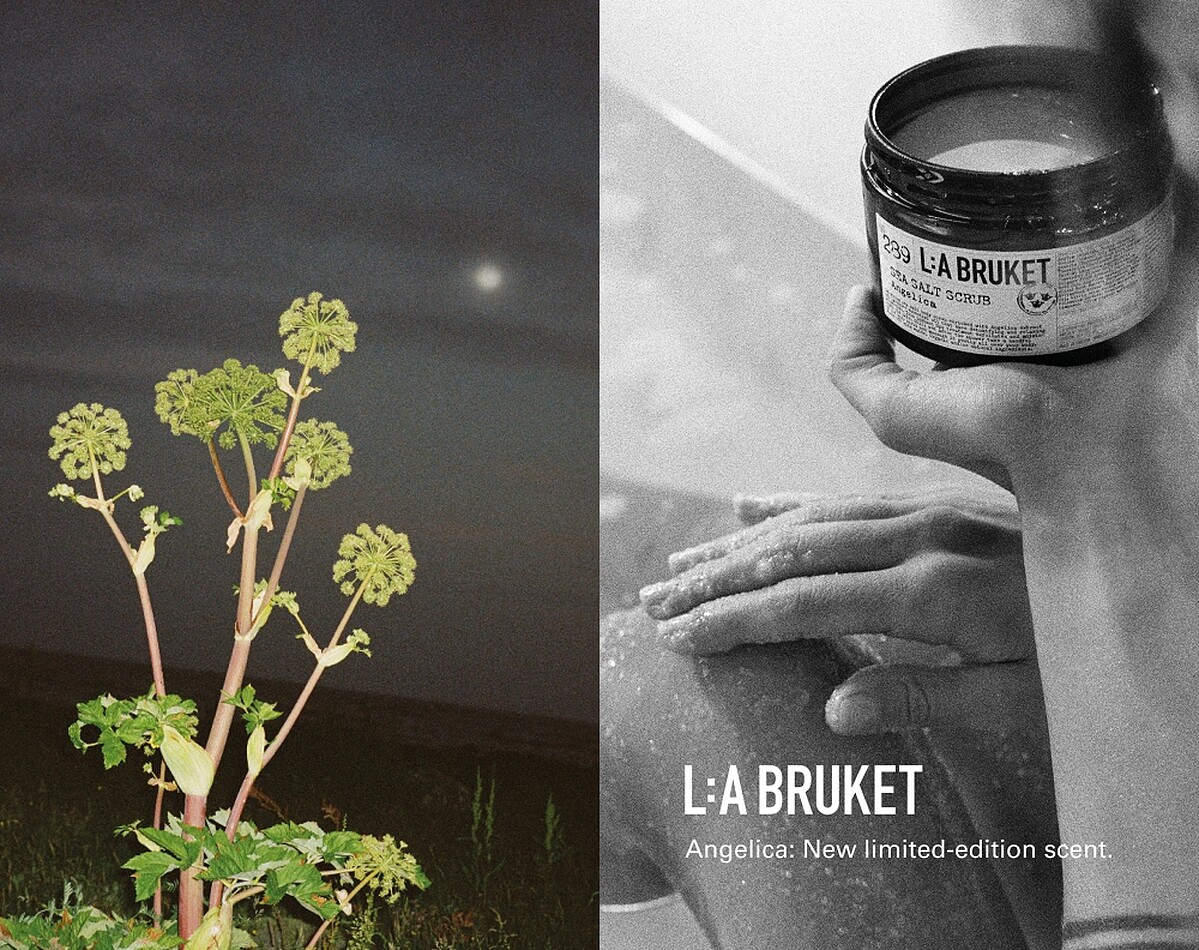 L:a Bruket限量歐白芷身體保養系列。