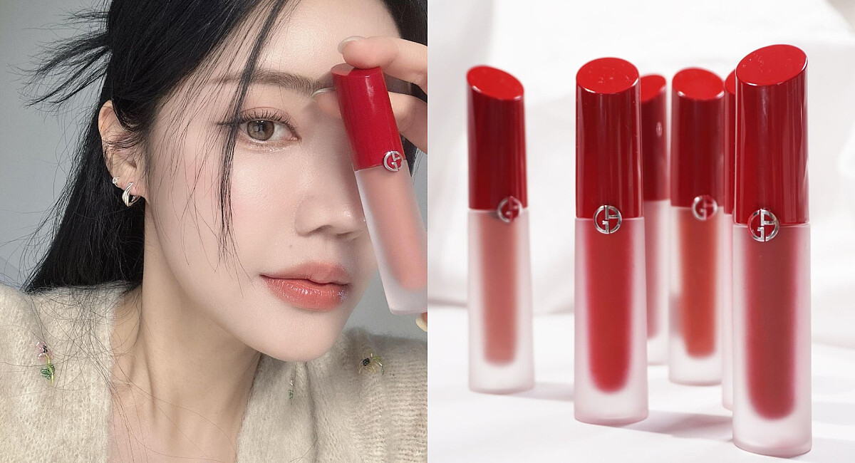 【奢華絲緞訂製水唇釉】4ml/ $1,450 (圖片出處：https://www.instagram.com/p/CpXM3c2Br1p/ & https://www.instagram.com/p/CpapGTtSRM-/)