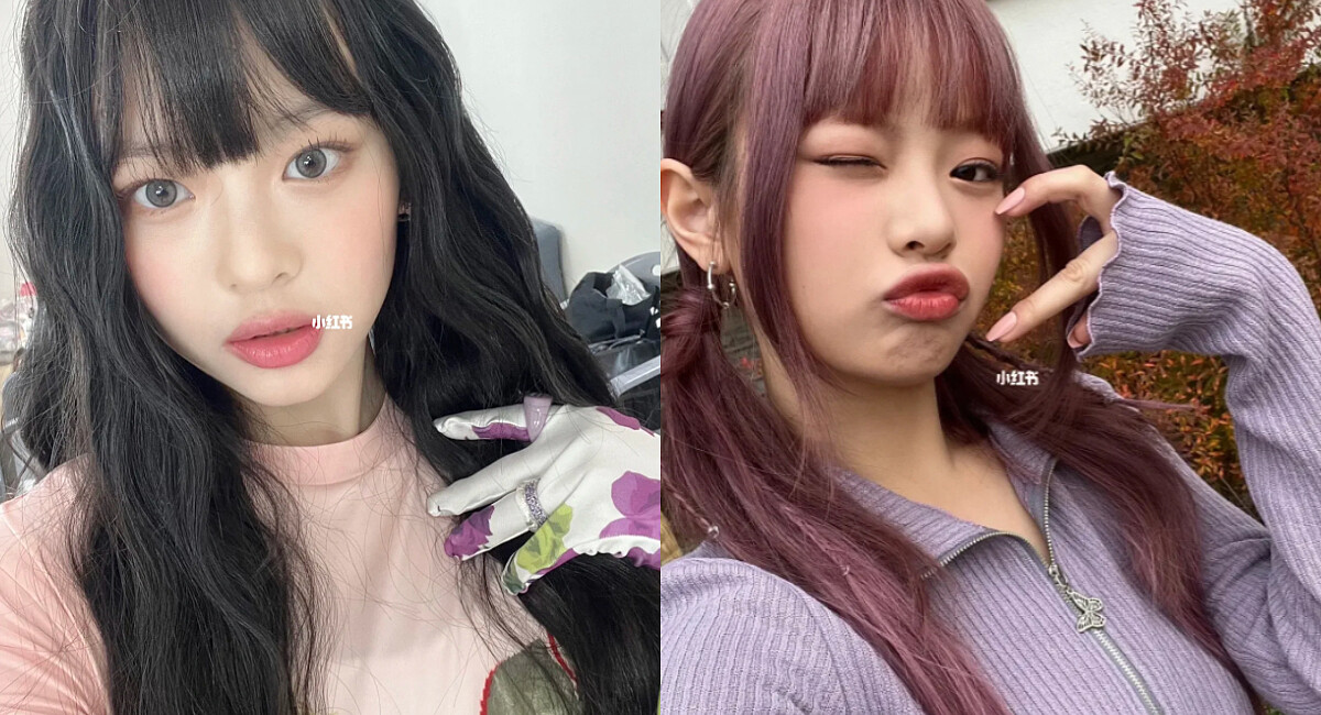 亞曼尼全球彩妝大使Hanni，春天妝容超甜美吸睛 (圖片出處：https://reurl.cc/1eWaQp & https://reurl.cc/WDoZdk)