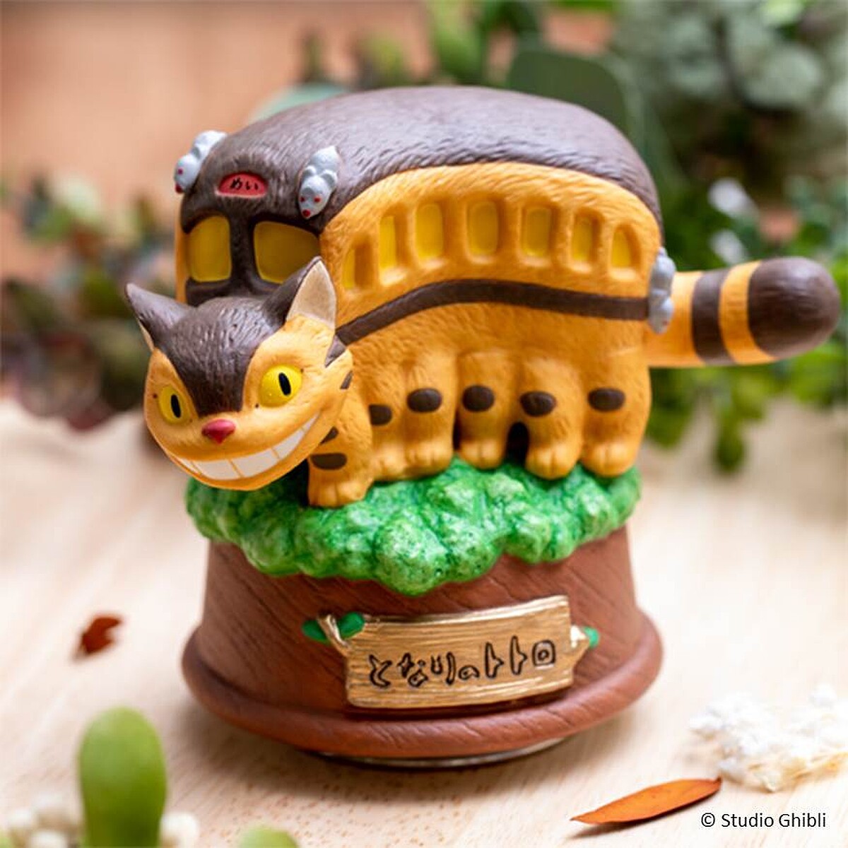 【音樂盒 龍貓 貓巴士在樹上】可愛貓巴士帶來每日好心情。