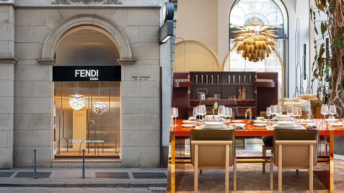 2023米蘭設計週｜FENDI Casa與Louis Poulsen跨界合作聯名燈具頌揚工藝精神