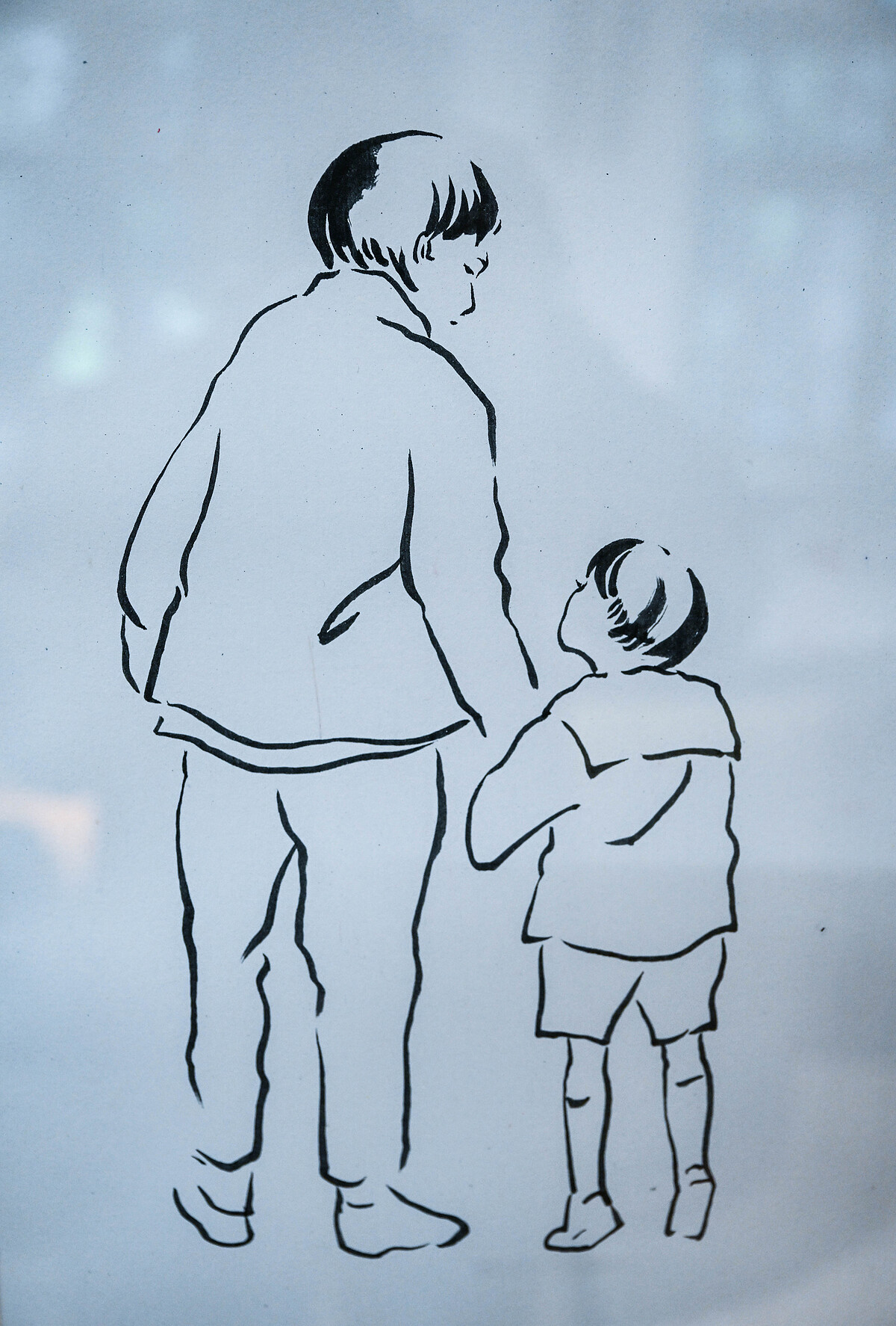 特展展品《愧疚》，劇中鄭元暢飾演的角色&mdash;余鎮元。