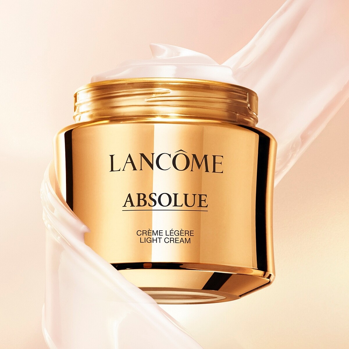 蘭蔻絕對完美黃金玫瑰修護乳霜-輕盈版情境。