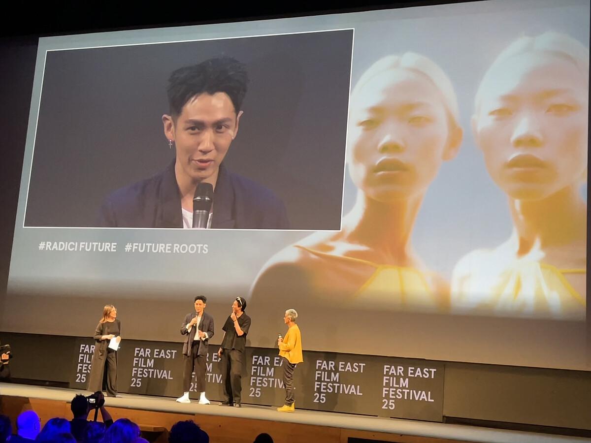 《黑的教育》放映前，柯震東與觀眾自我介紹。