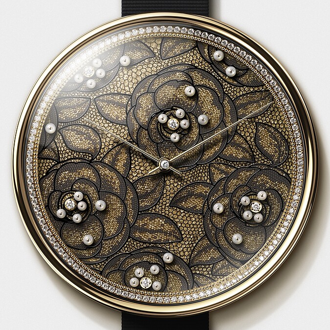 CHANEL MADEMOISELLE PRIVE 蕾絲圖騰腕