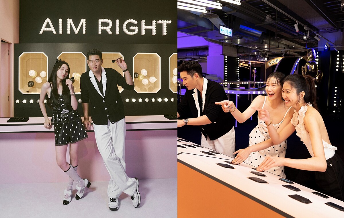 李沐、周興哲大玩飛鏢比準度，袁澧林跟9M88沉浸於趣味打地鼠遊戲中