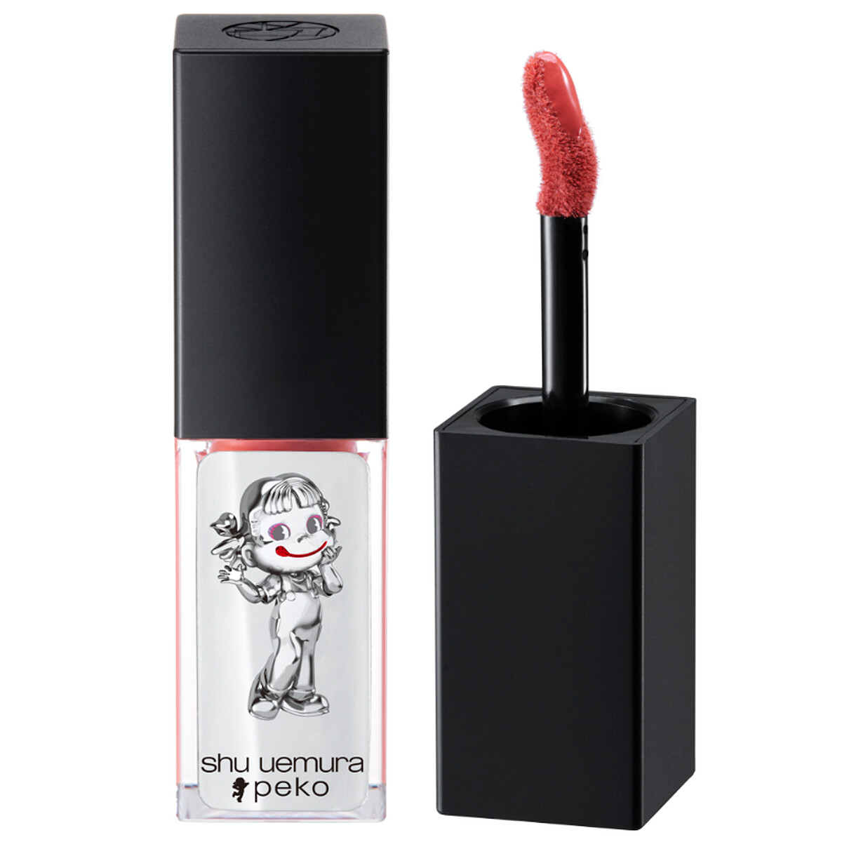 shu uemura植村秀X Peko無色限奶油緞光唇釉(#酸橙泡泡糖)，NT1,200