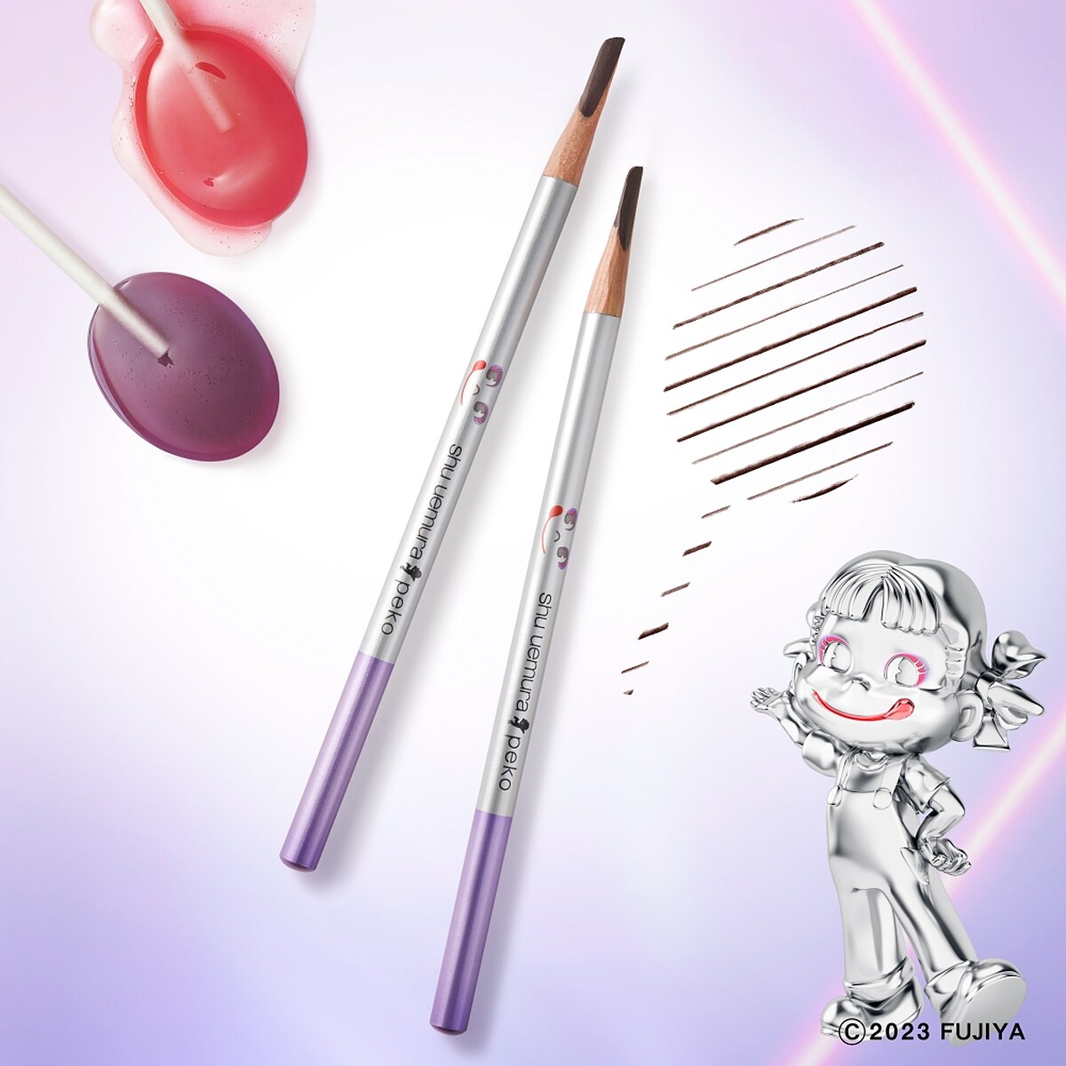 shu uemura植村秀X Peko武士刀眉筆(#灰棕)，NT950