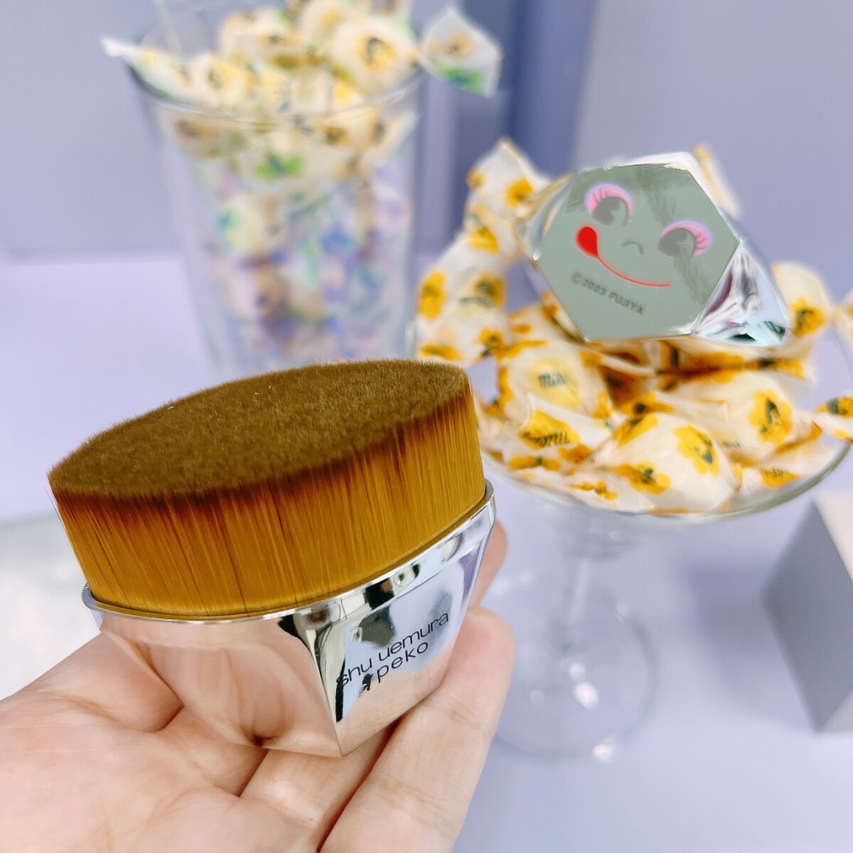 shu uemura植村秀X Peko #55零刷痕粉底刷，NT1,900